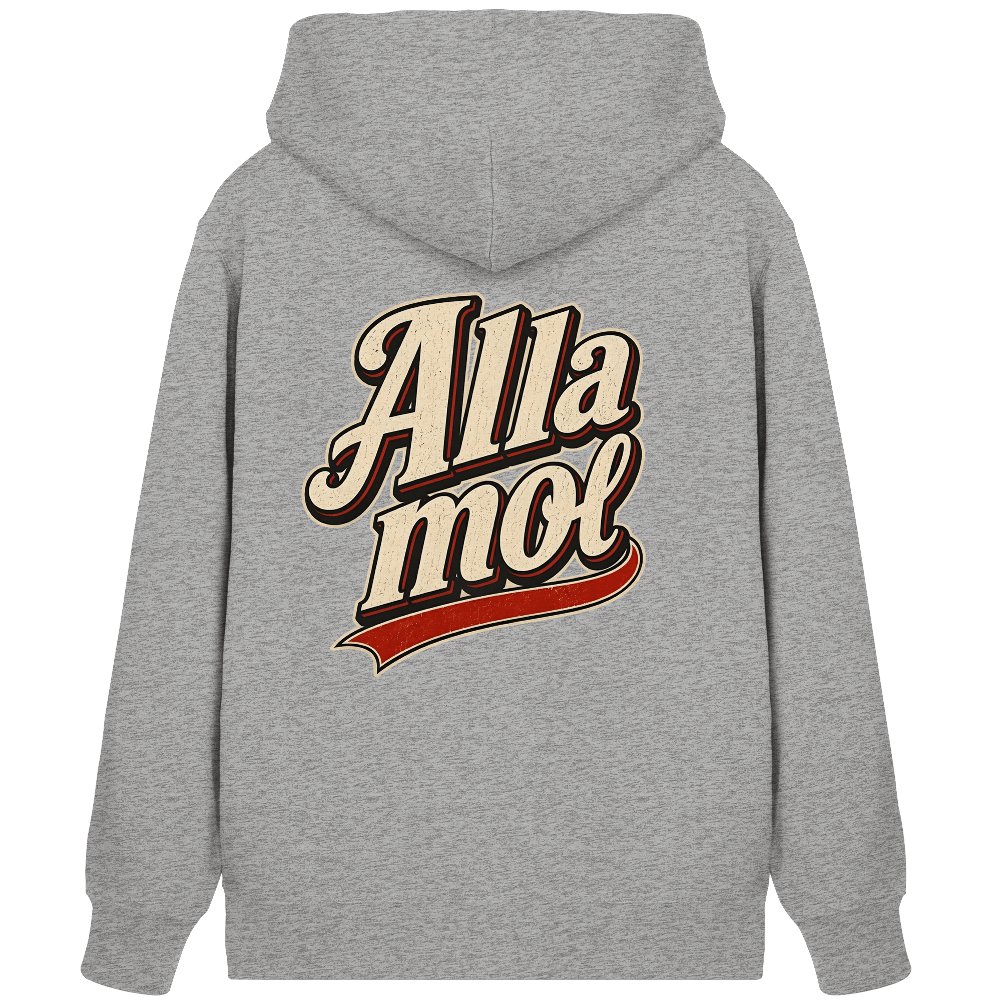 Alla mol - Unisex Bio - Zipper - Jacken/ Zipper (Grau meliert, XS, ) - GruemArt