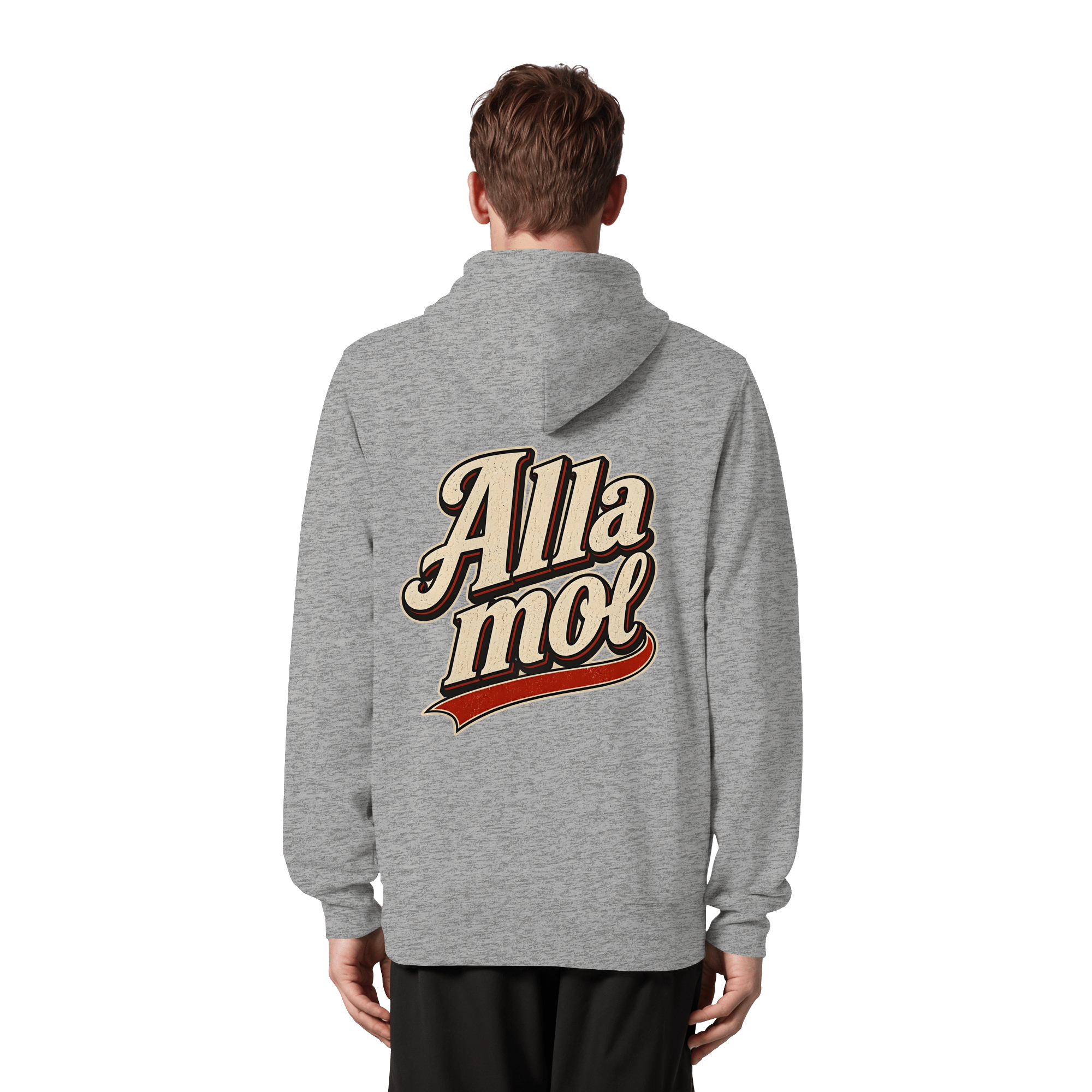 Alla mol - Unisex Bio - Zipper - Jacken/ Zipper (Grau meliert, XS, ) - GruemArt