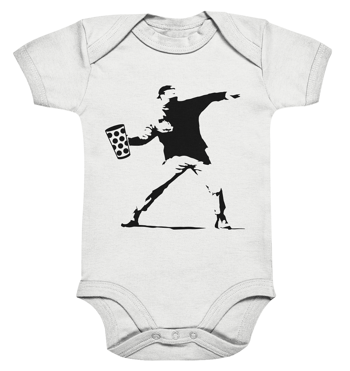 Bankert - Organic Baby Bodysuite - Kids & Babys (Black, 0-3M, ) - GruemArt