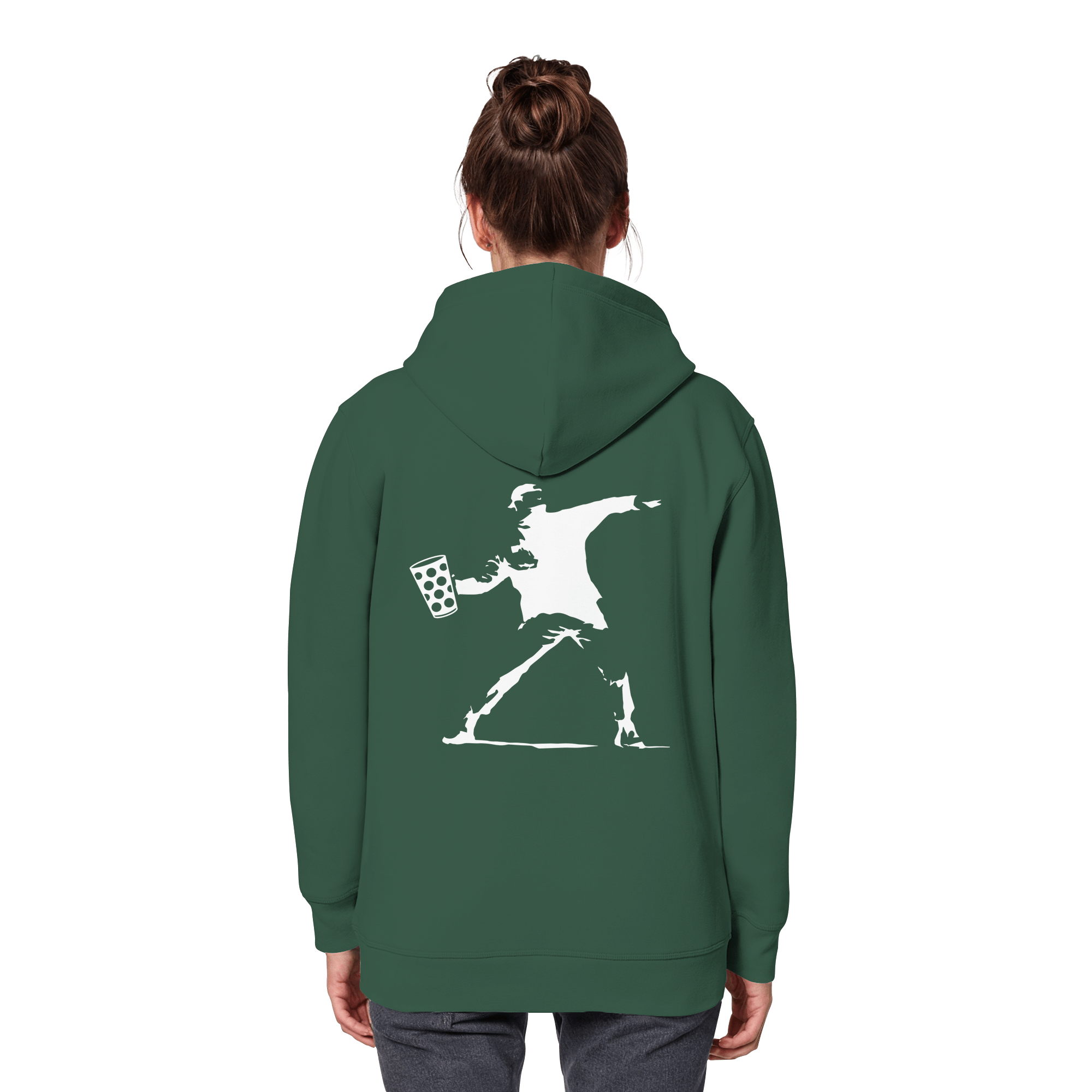 Bankert - Unisex Bio - Hoodie - Hoodies (Bottle Green, XS, ) - GruemArt