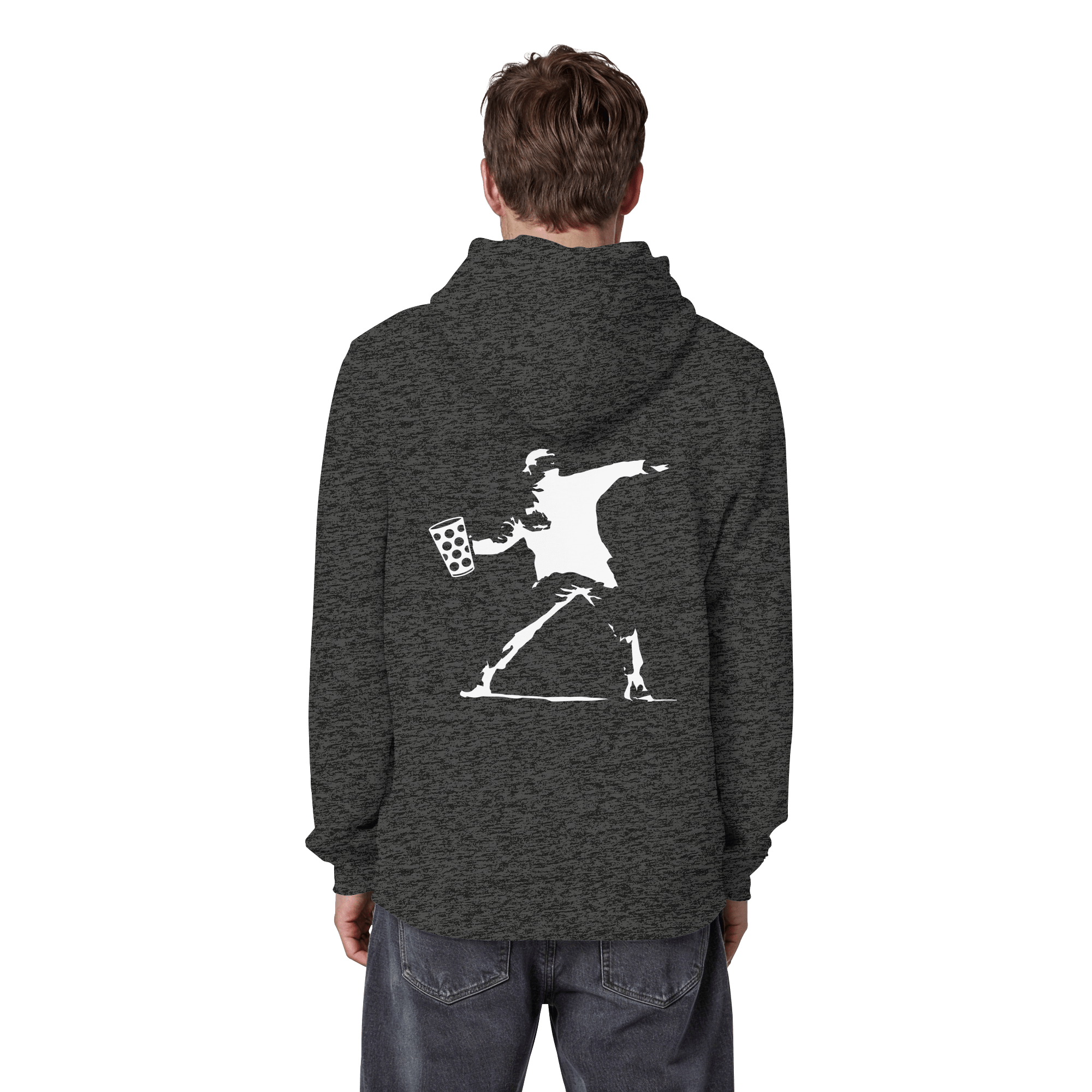 Bankert - Unisex Bio - Hoodie - Hoodies (Dark Heather Grey, XS, ) - GruemArt