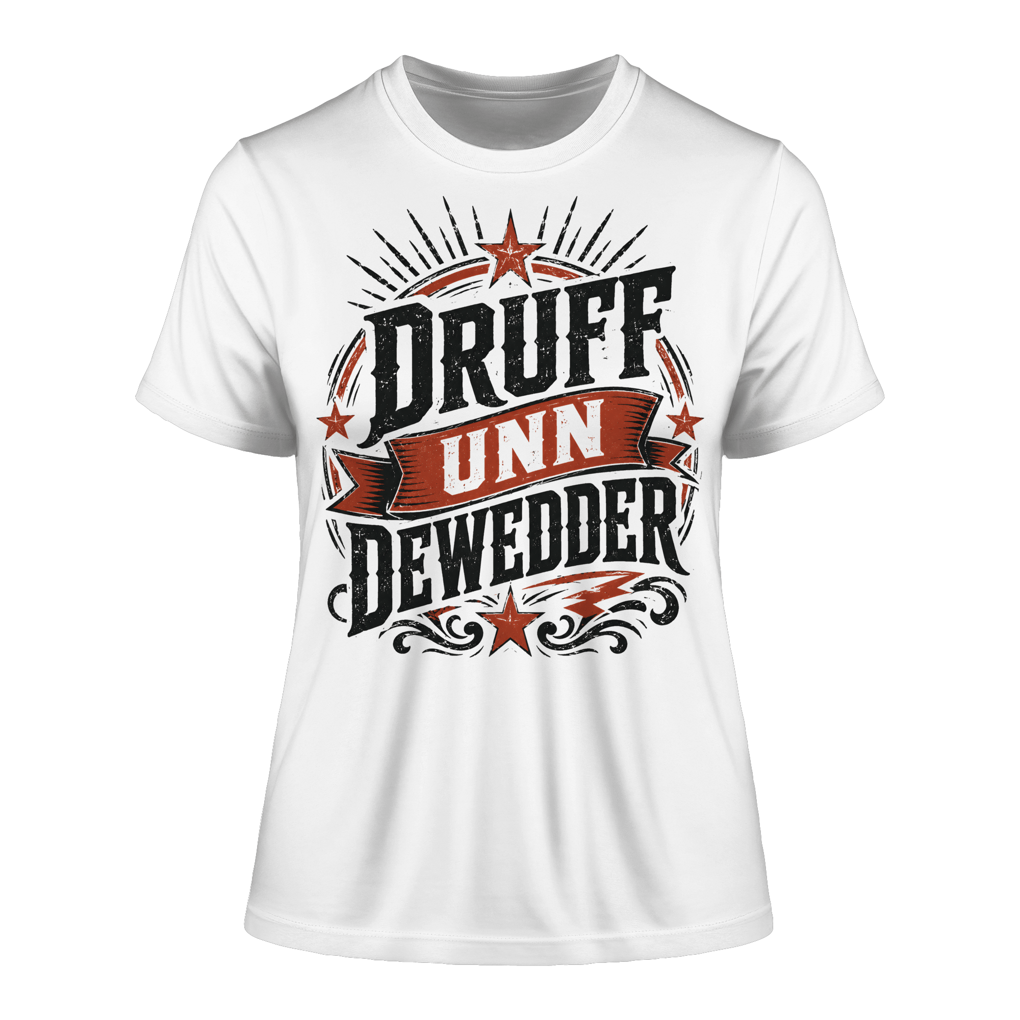 DRUFF UNN DEWEDDER - Fitted Ladies Organic Shirt - Lady - Shirts (White, XS, ) - GruemArt
