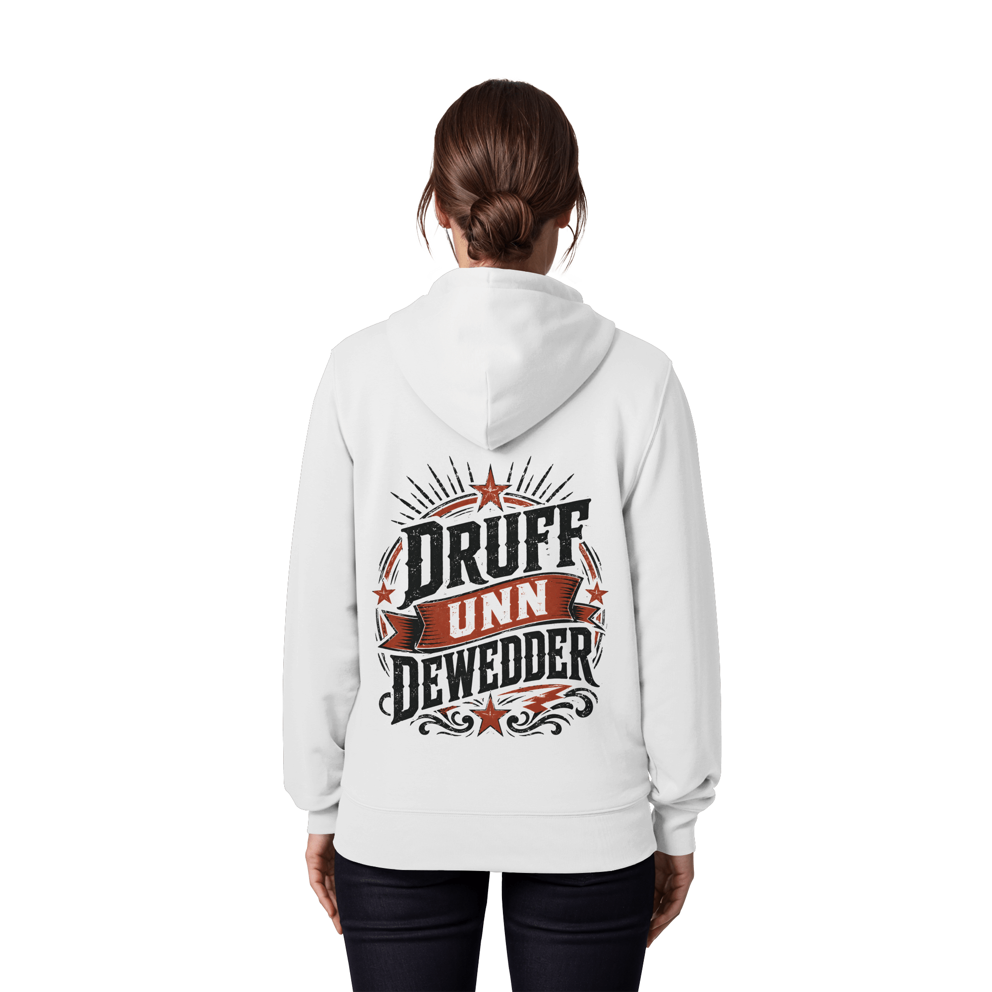 DRUFF UNN DEWEDDER - Organic Zipper - Jacken/ Zipper (White, XS, ) - GruemArt