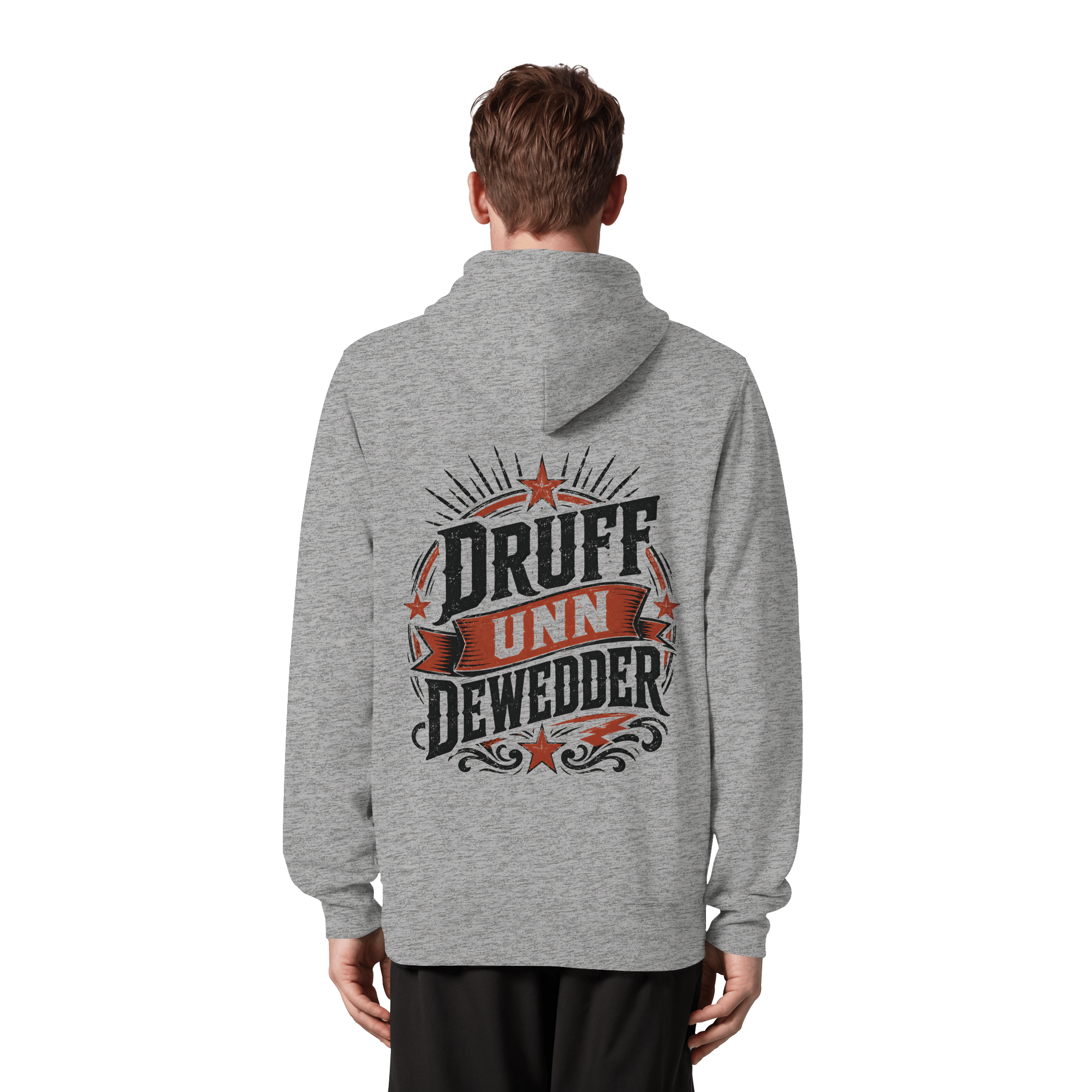 DRUFF UNN DEWEDDER - Organic Zipper - Jacken/ Zipper (Heather Grey, XS, ) - GruemArt