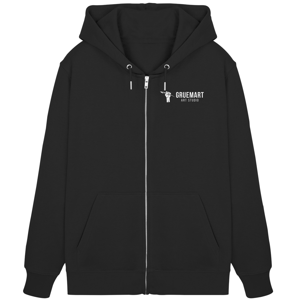 GruemArt Patch - Organic Zipper - Jacken/ Zipper (Black, XS, ) - GruemArt