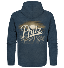 Love Pfalz - Organic Zipper - Zipper (Dark Heather Blue, XS, ) - GruemArt