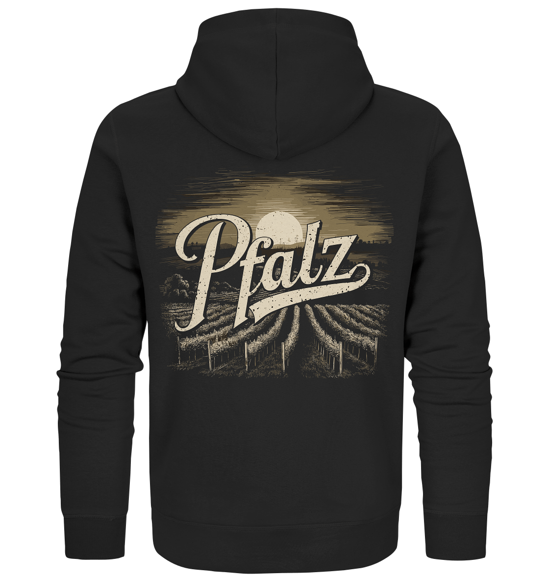 Love Pfalz - Organic Zipper - Zipper (Black, XS, ) - GruemArt