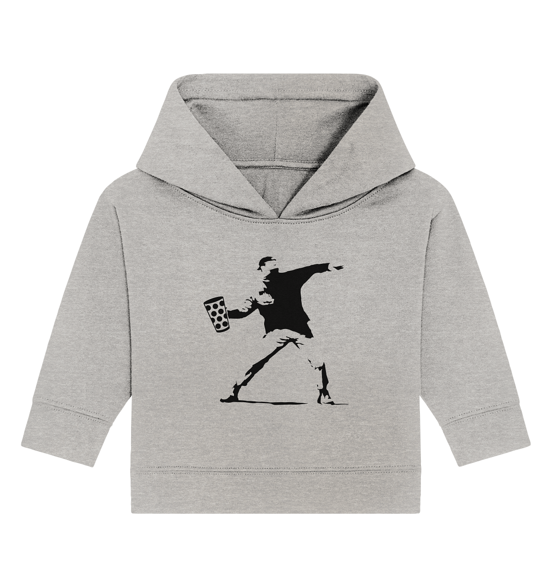 Bankert - Baby Hoodie - Baby Hoodie (Grau meliert, 12-18M, ) - GruemArt
