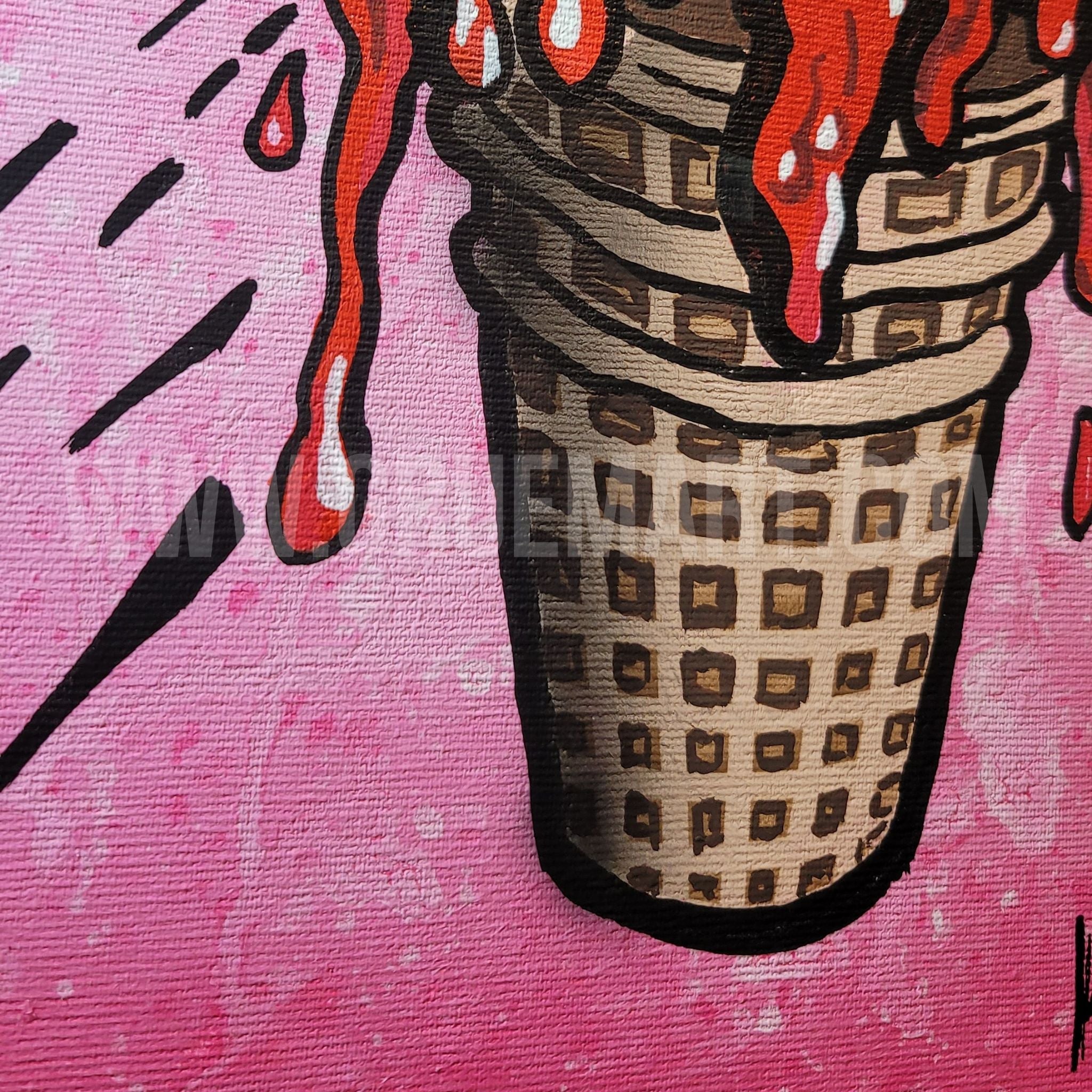 Cherry Gelato - Gemälde (30x40cm/12x16'', , ) - GruemArt