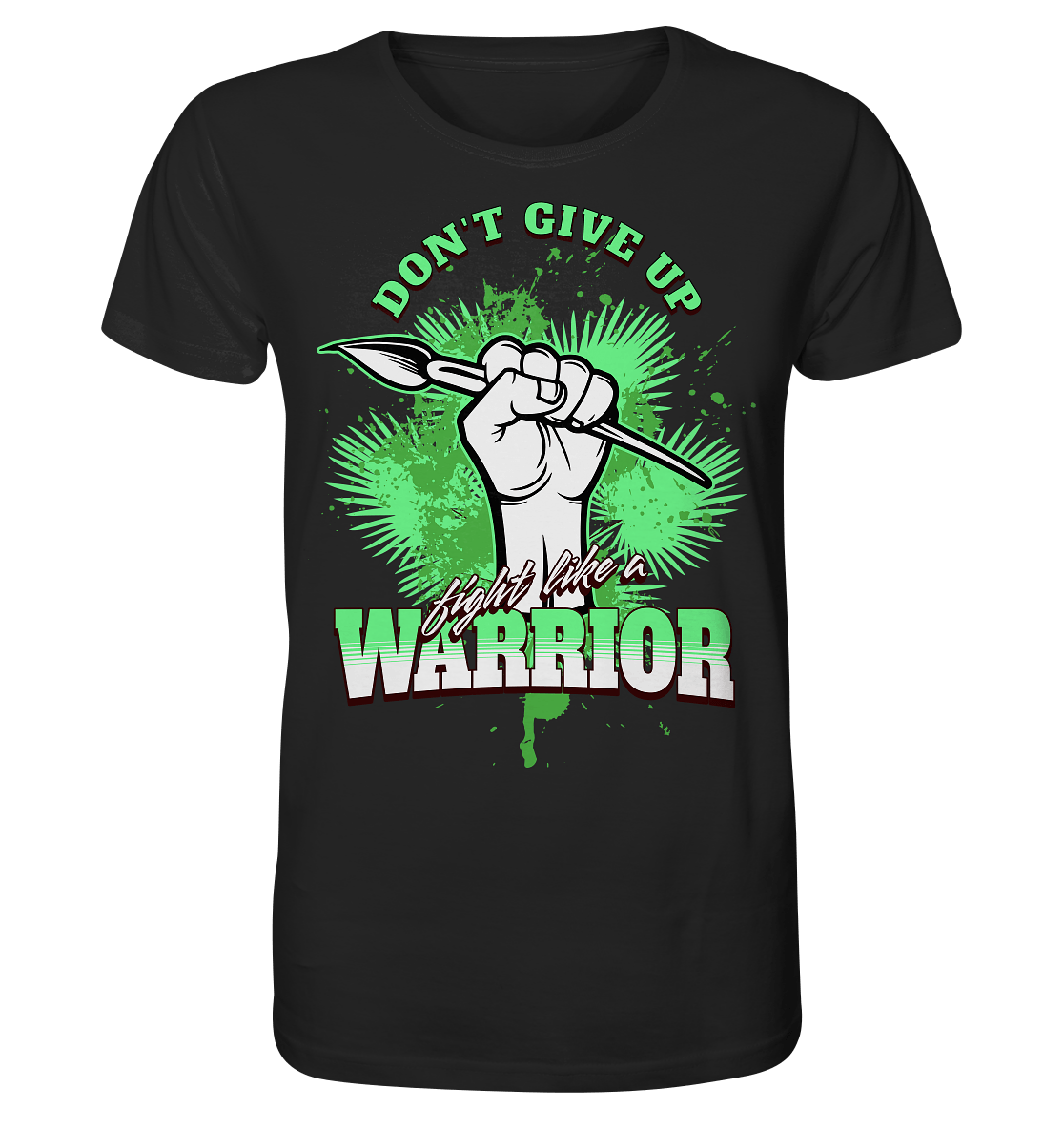 Don't Give Up - Unisex Shirt - Unisex-Shirts (Schwarz, XS, ) - GruemArt