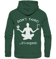 Don't panic... it's organic - Organic Basic Hoodie - Hoodie (Grün, XS, ) - GruemArt