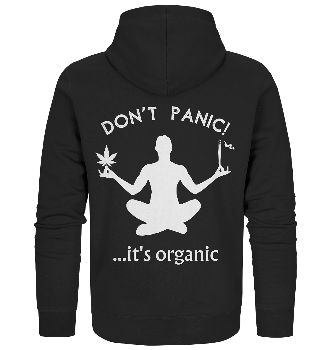 Don't panic... it's organic - Organic Zipper - Jacken/ Zipper (Black, S, ) - GruemArt