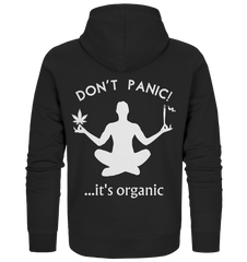 Don't panic... it's organic - Organic Zipper - Jacken/ Zipper (Black, S, ) - GruemArt