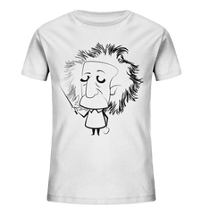 Einstein Sketch - Kids Shirt - Kids Shirts (Weiß, 98/104 (3-4), ) - GruemArt