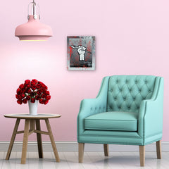 GruemArt 1 - Red - Gemälde (24x30cm/8x12'', , ) - GruemArt