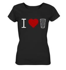 I LOVE SCHORLE BUNT - Ladies Organic Shirt - Lady-Shirts (Black, XS, ) - GruemArt