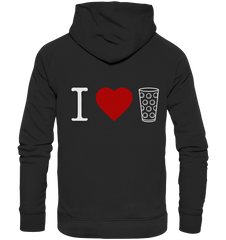 I LOVE SCHORLE BUNT - Organic Basic Hoodie - Hoodies (Black, XS, ) - GruemArt