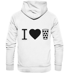 I LOVE SCHORLE - Organic Basic Hoodie - Hoodies (White, XS, ) - GruemArt