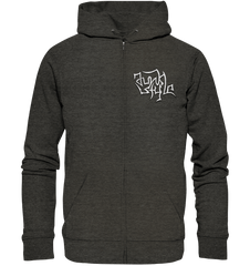 Junkstyle - Organic Zipper - Jacken/ Zipper (Dark Heather Grey, S, ) - GruemArt