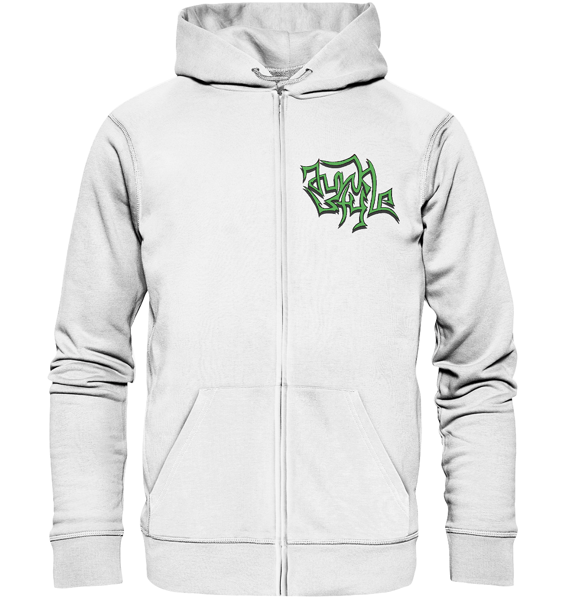 Junkstyle - Organic Zipper - Jacken/ Zipper (White, S, ) - GruemArt