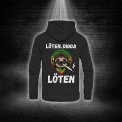 LÖTEN DIGGA - HOODIE UNISEX - Hoodies (Schwarz, XS, ) - GruemArt