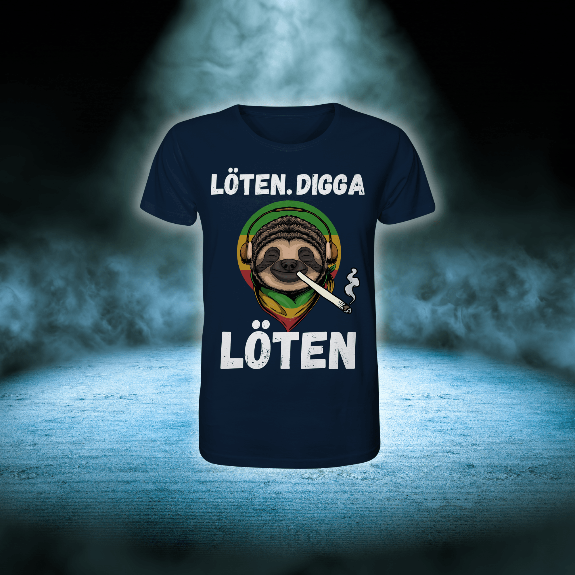 LÖTEN DIGGA - SHIRT UNISEX - Unisex-Shirts (French Navy, S, ) - GruemArt