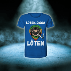 LÖTEN DIGGA - SHIRT UNISEX - Unisex-Shirts (Königsblau, S, ) - GruemArt