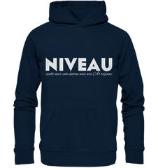 Niveau/Arroganz - Hoodie - Hoodies (French Navy, XS, ) - GruemArt