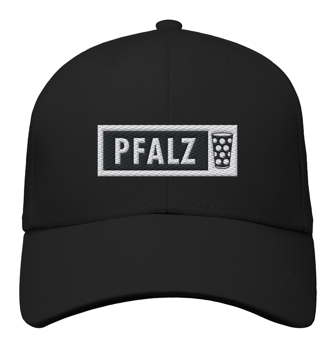 PFALZ - Organic Baseball Cap - Kappen & Mützen (Black, One Size, ) - GruemArt