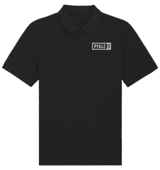 PFALZ - Organic Poloshirt (Stick) - Unisex-Shirts (Black, XS, ) - GruemArt